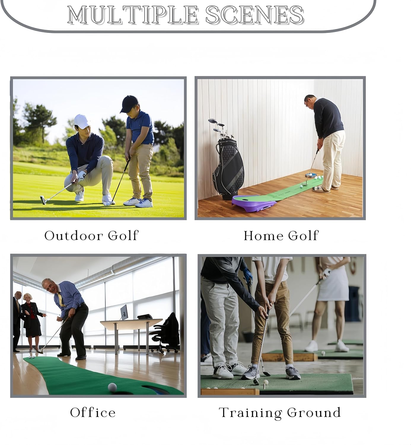 Golf Grip Trainer, Golf Training Aid, Golf Grip Kit, Golf Club Grips, Grip Trainer Golf Club Ergonomic Design for Swing Correction and Muscle Memory Drills Golf Accessories Gifts